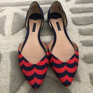 Blue and Red Flats Schutz