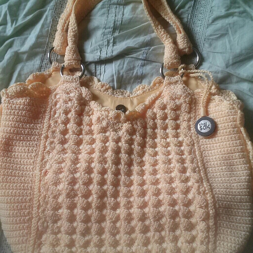 Crocheted Sak handbag