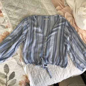 American eagle crop top boho