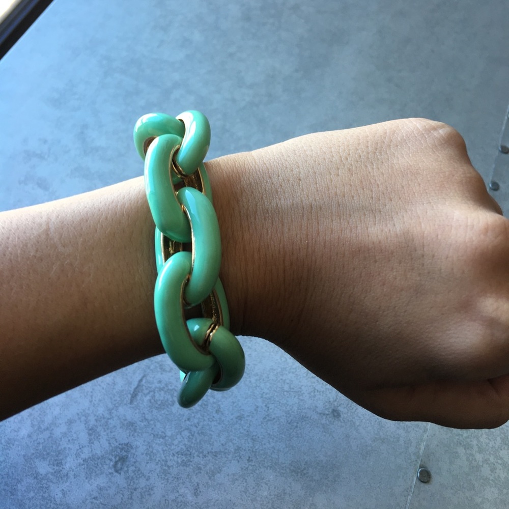 Bauble Bar Mint Chain Bracelet!