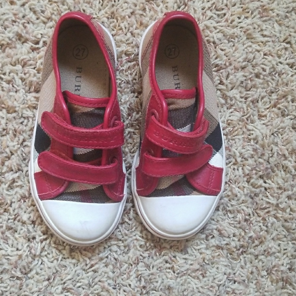 Burberry toddler shoes