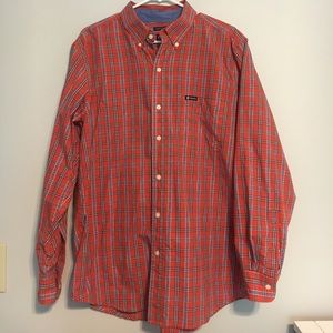 Chaps Easy Care plaid button down