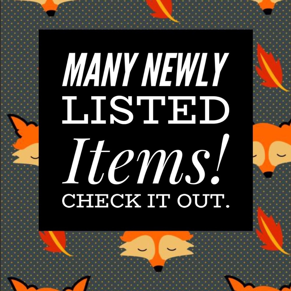 🍁🦊🍂Newly listed items!