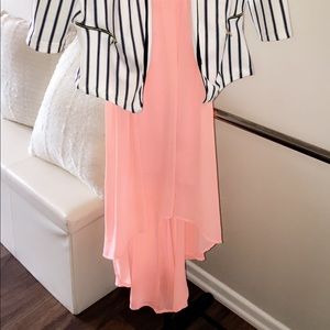 Light coral spring dress, perfect to dress up !