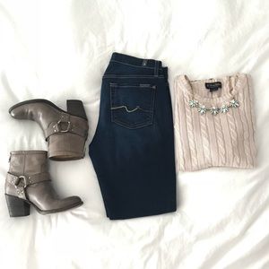 7 for All Mankind Cropped Gwenevere Jeans
