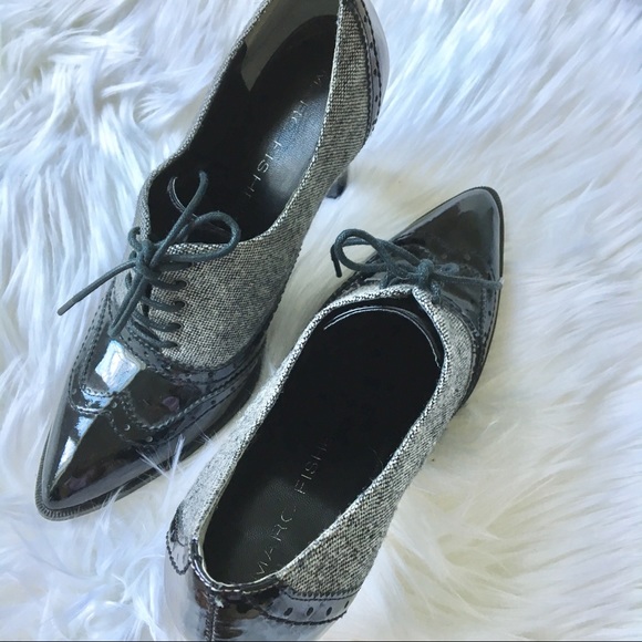 Oxford chic lace up pump. - Picture 6 of 8