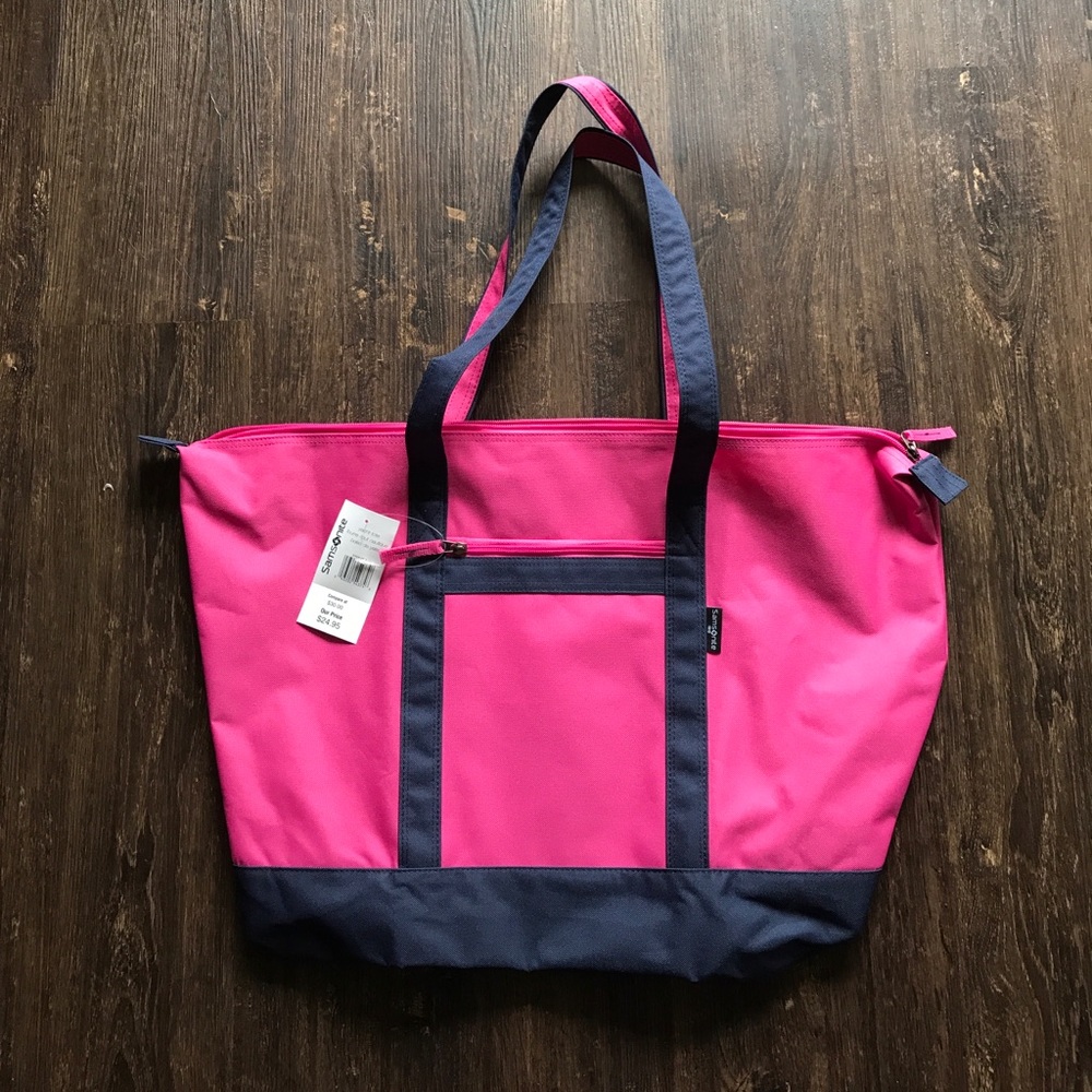 Samsonite zipper close tote bag