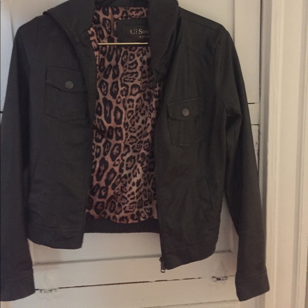Leather jacket