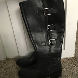 Ecco Black Leather Boots