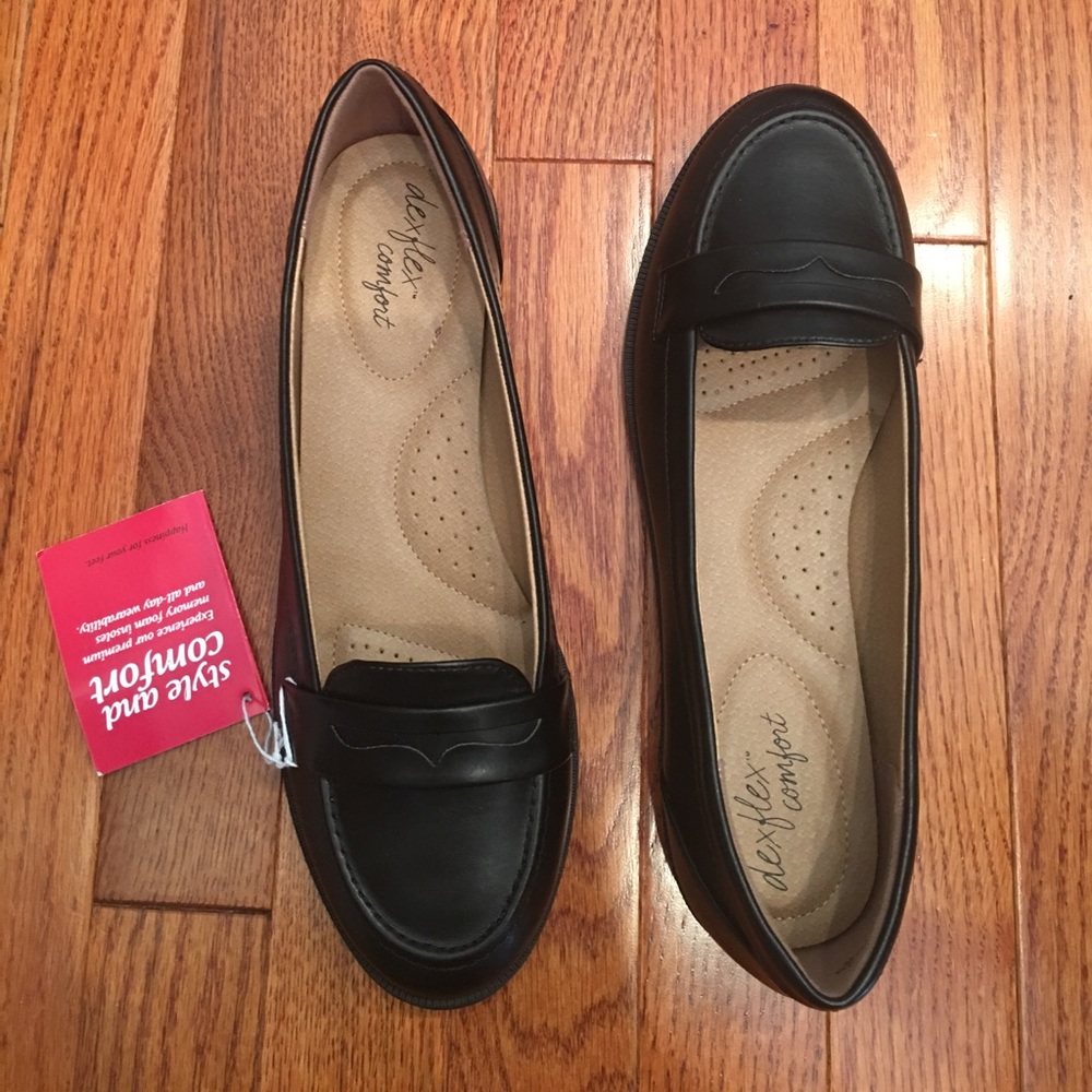 Black Memory Foam Loafers