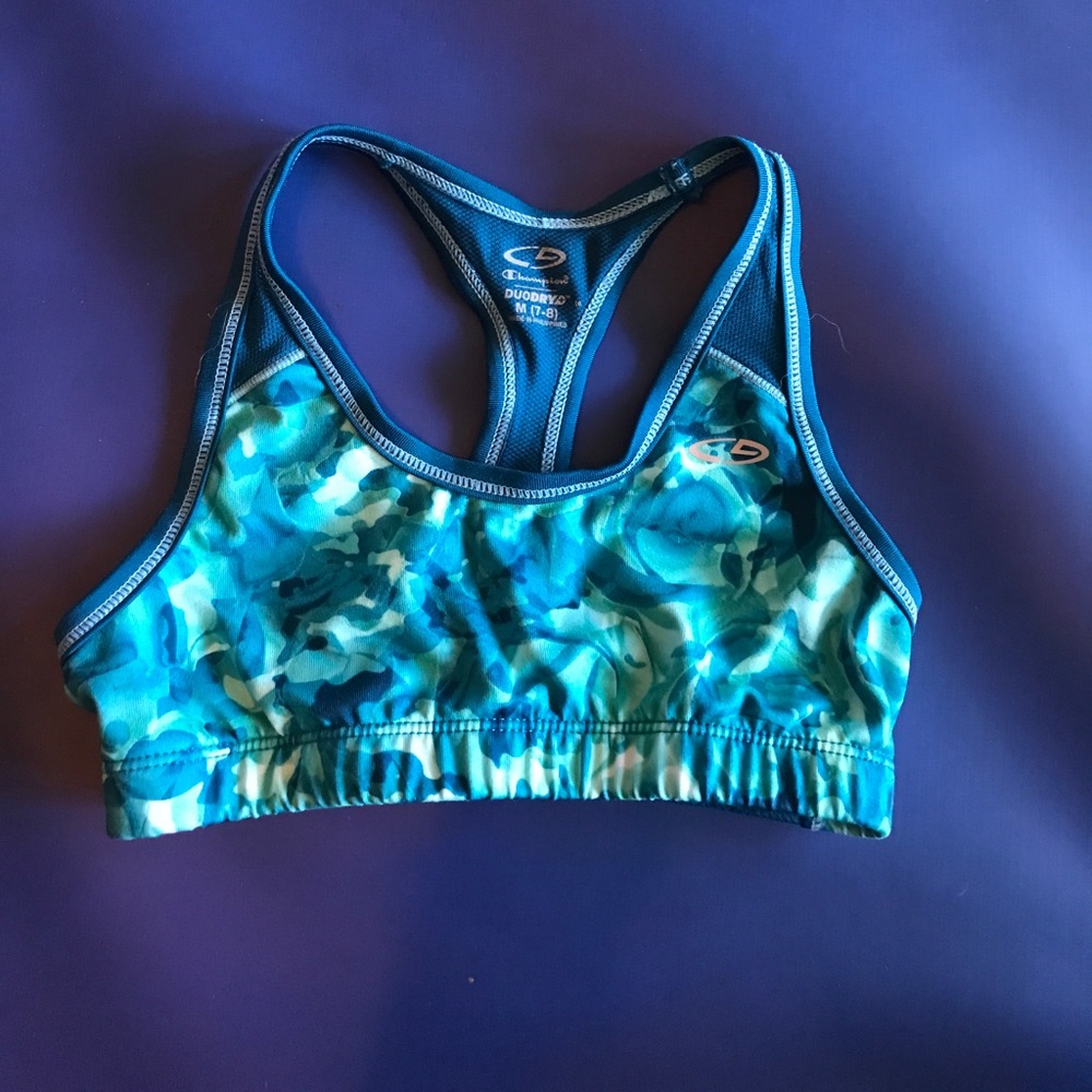 Girls champion sports bra
