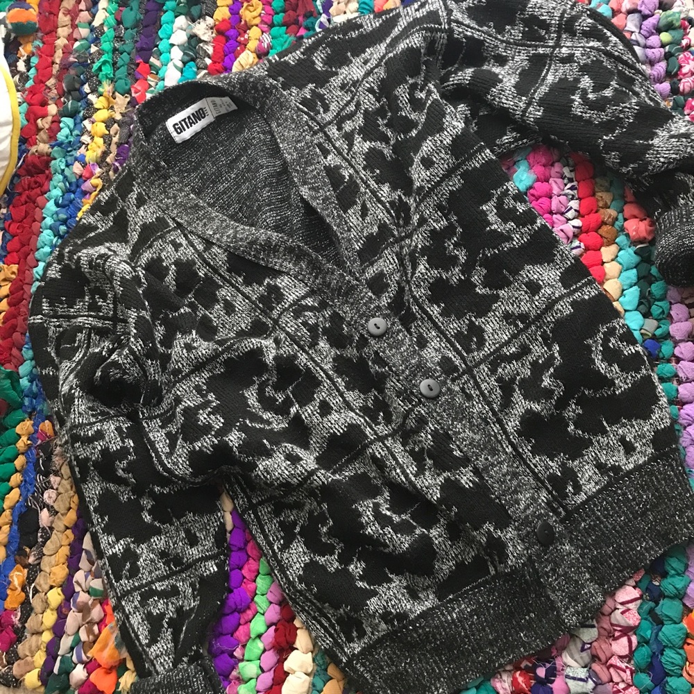 Vintage oversized sweater cardigan