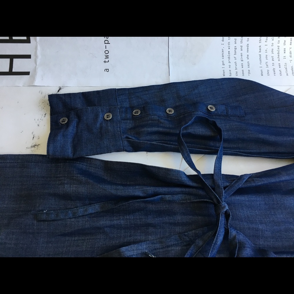 Denim {wrap around) Top
