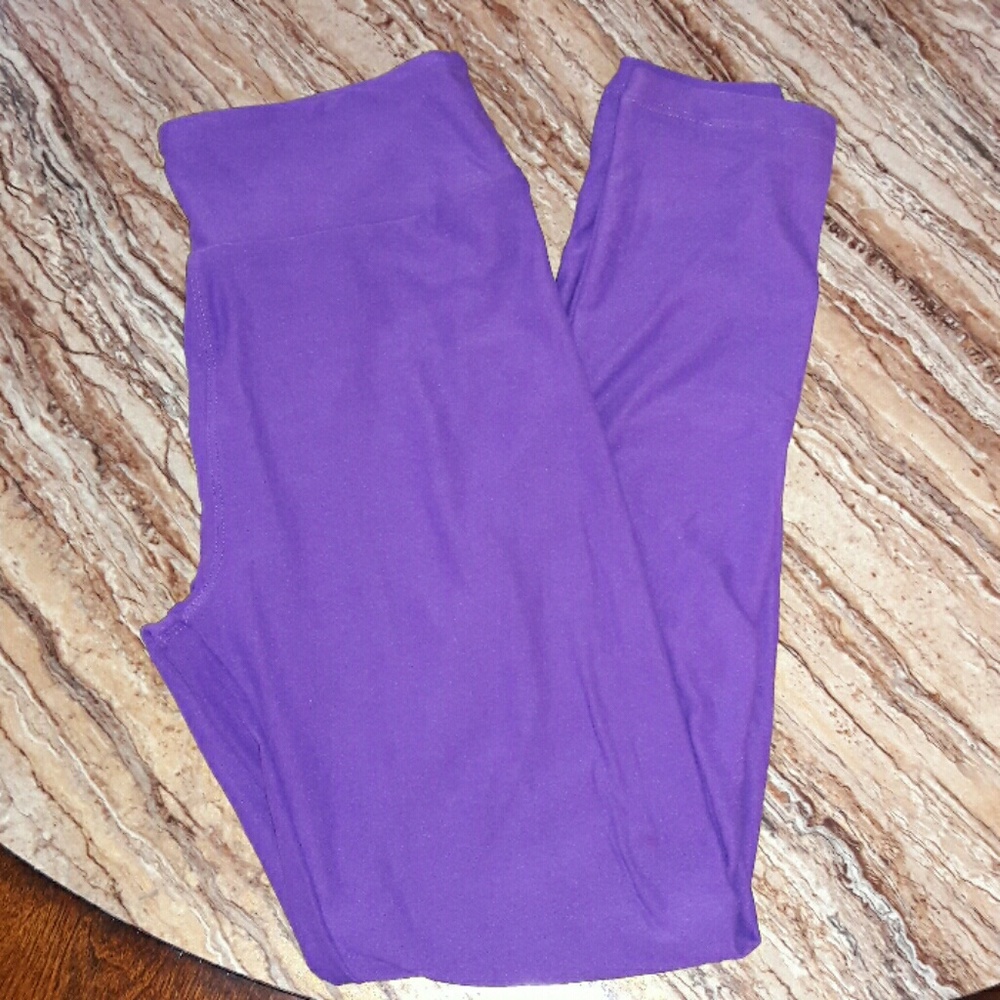 Purple Lularoe OS legging