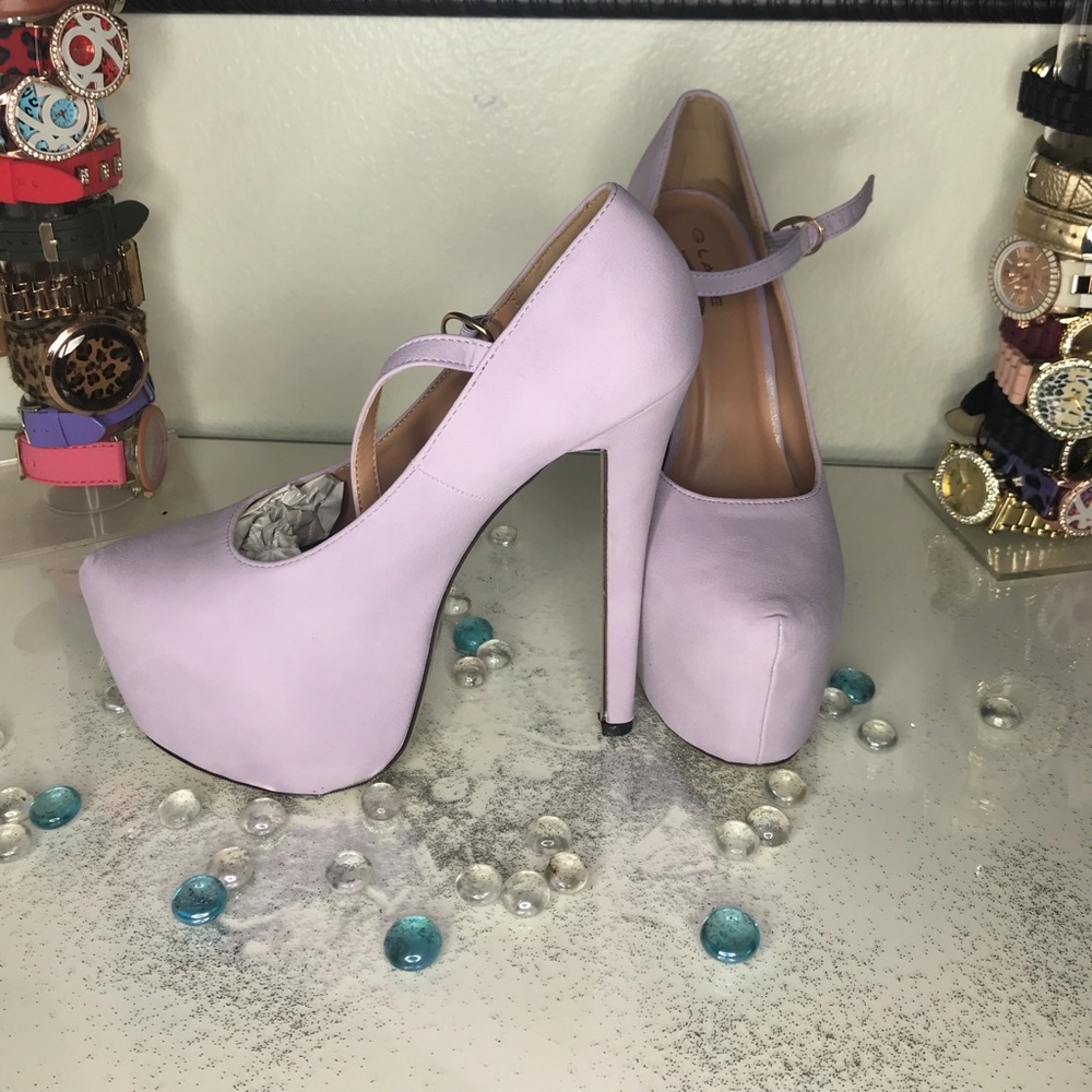 Lavender pumps