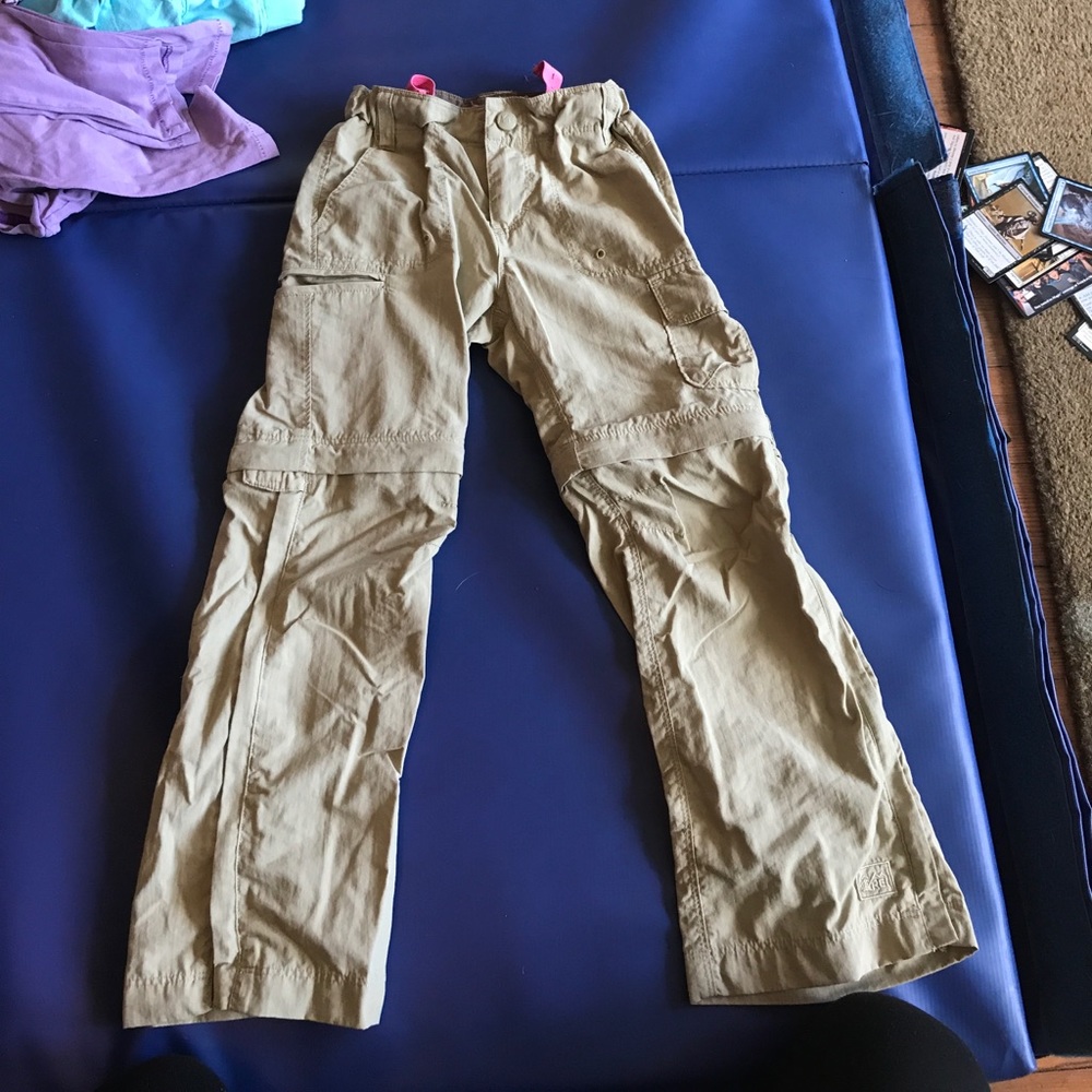 girls REI zip off pants