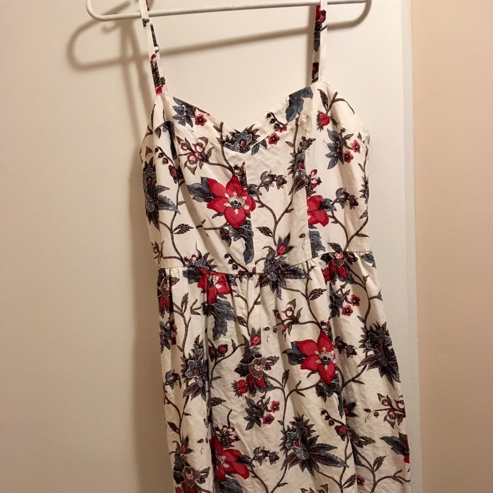 LOFT linen mini sundress, size 10