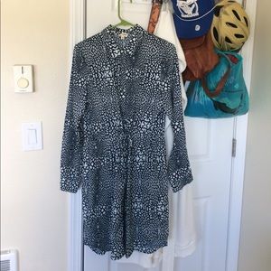 Printed Shirt Dress