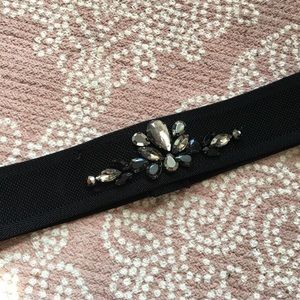 LOFT Elastic Jeweled Belt