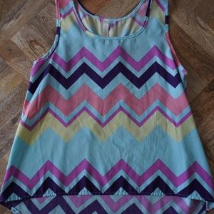 Chevron tank top