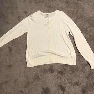 White old navy cardigan