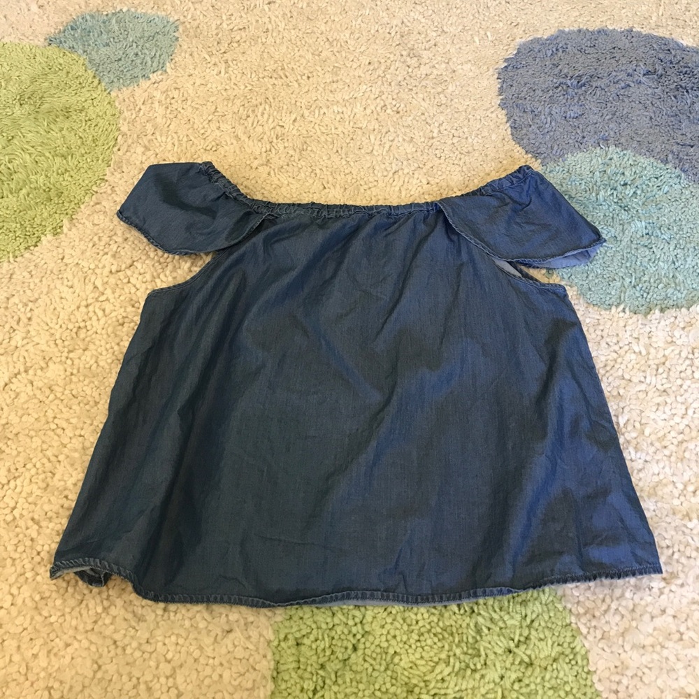 Off the shoulder j crew top