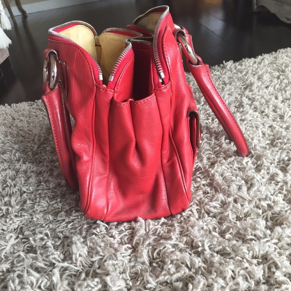 Marc Jacobs Red Leather Handbag - Picture 2 of 6
