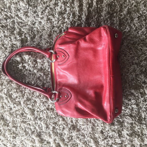 Marc Jacobs Red Leather Handbag - Picture 4 of 6