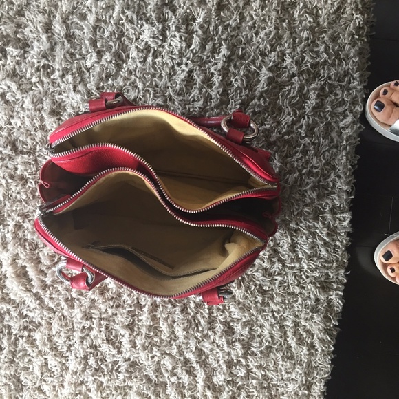 Marc Jacobs Red Leather Handbag - Picture 5 of 6