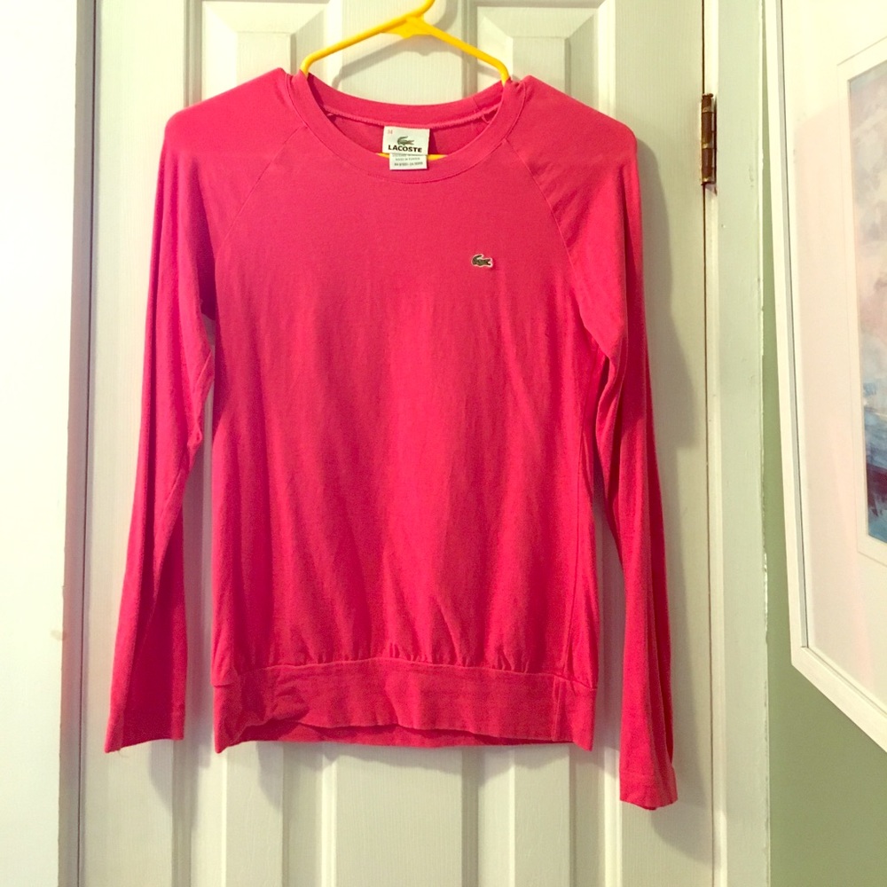 Lacoste stretch long sleeve shirt