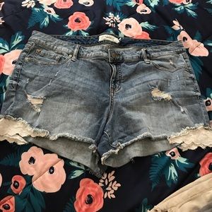 Torrid lace shorts