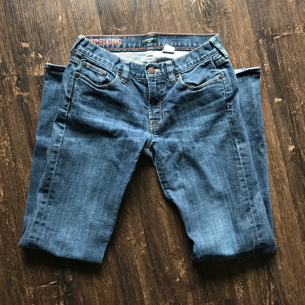 JCrew dark stretch jeans
