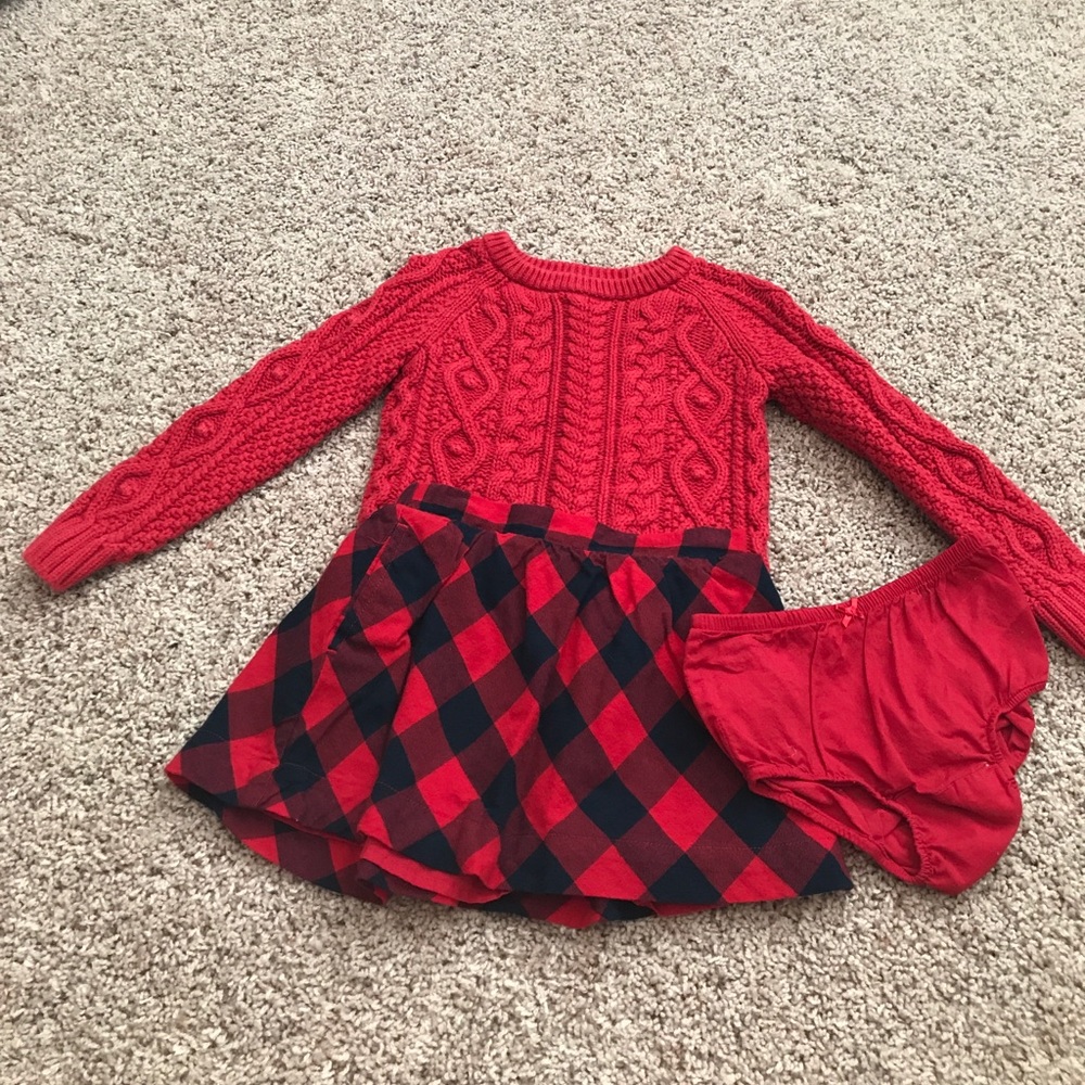 Baby Gap Matching Sweater and Skirt Set