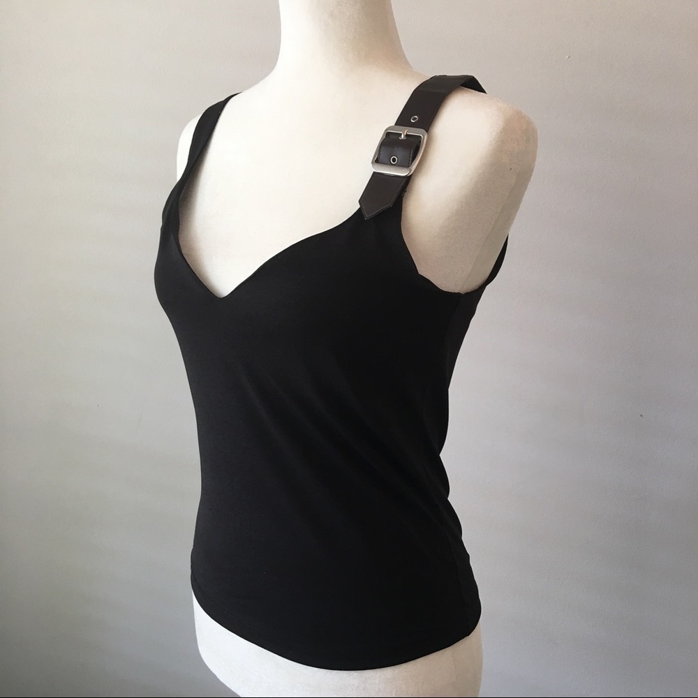 Versace jeans Couture Top with Leather Strap