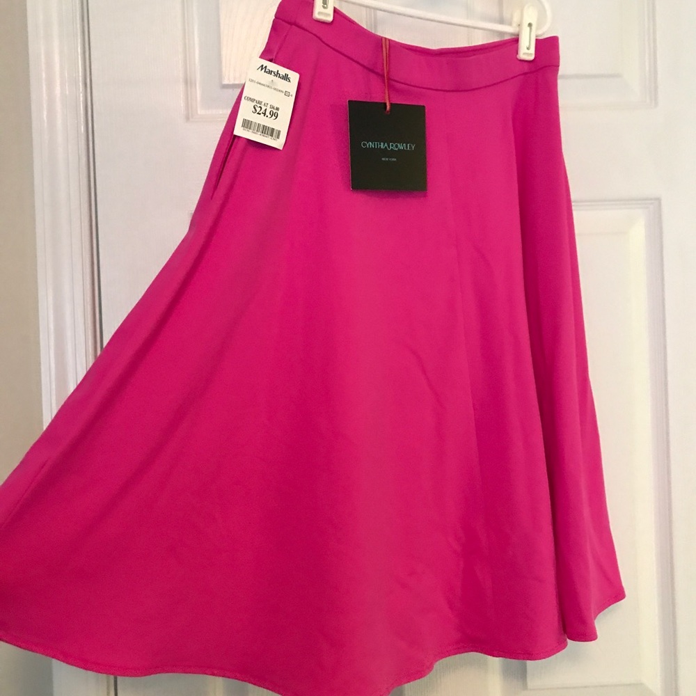 Cynthia Rowley Hot Pink Skirt-XS