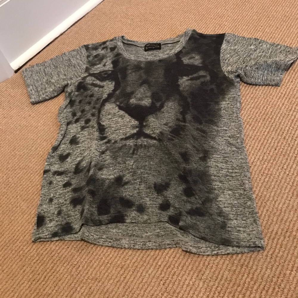 Torn by Ronny Kobo grey t-shirt with animal design