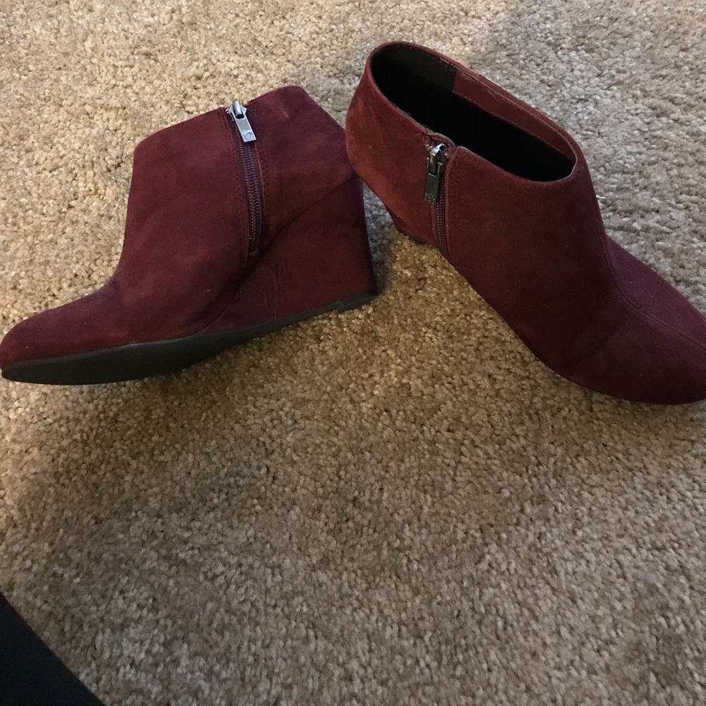 Maroon Booties