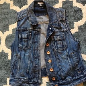 Express Jean Vest