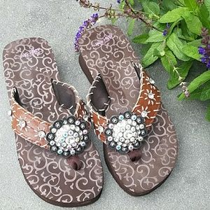 Western Wedge FLIP FLOPS