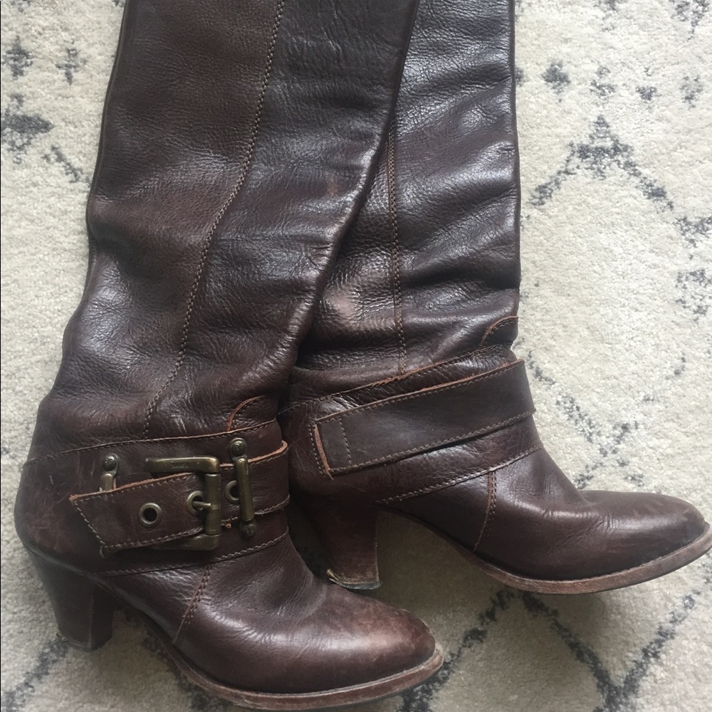 FRYE - Brown Leather Tall Boots