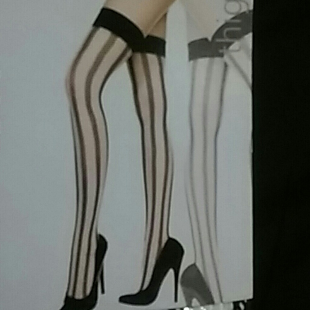 Thigh Hi Stripes Tights