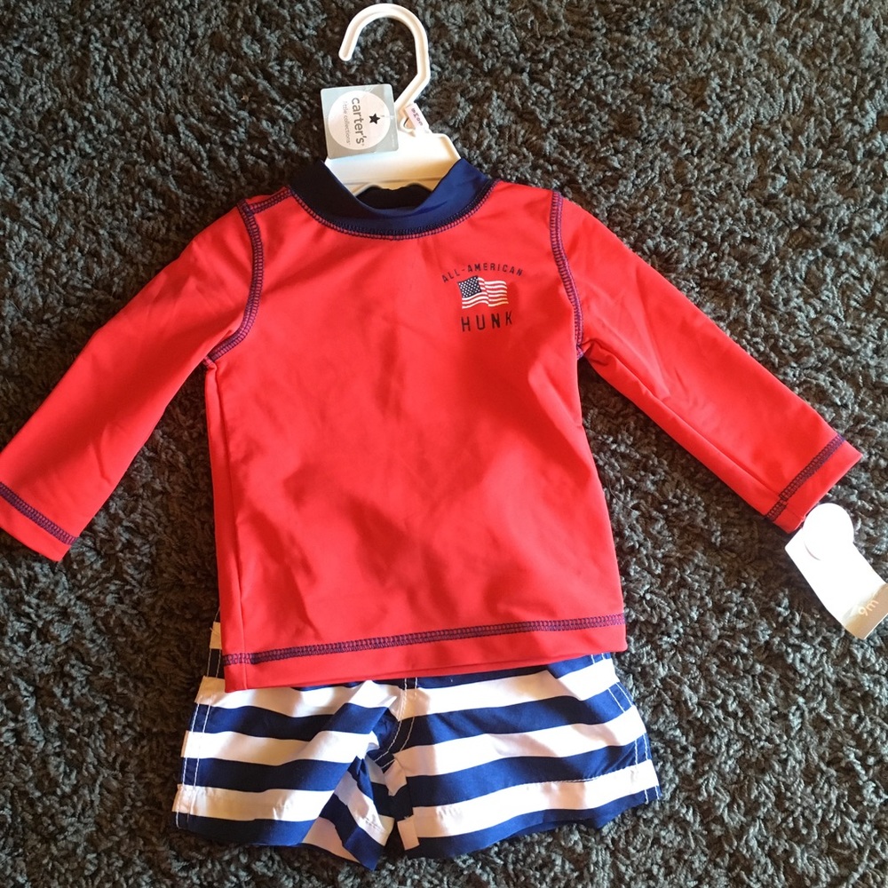 Carter's Baby boy "All American Hunk" swimsuit