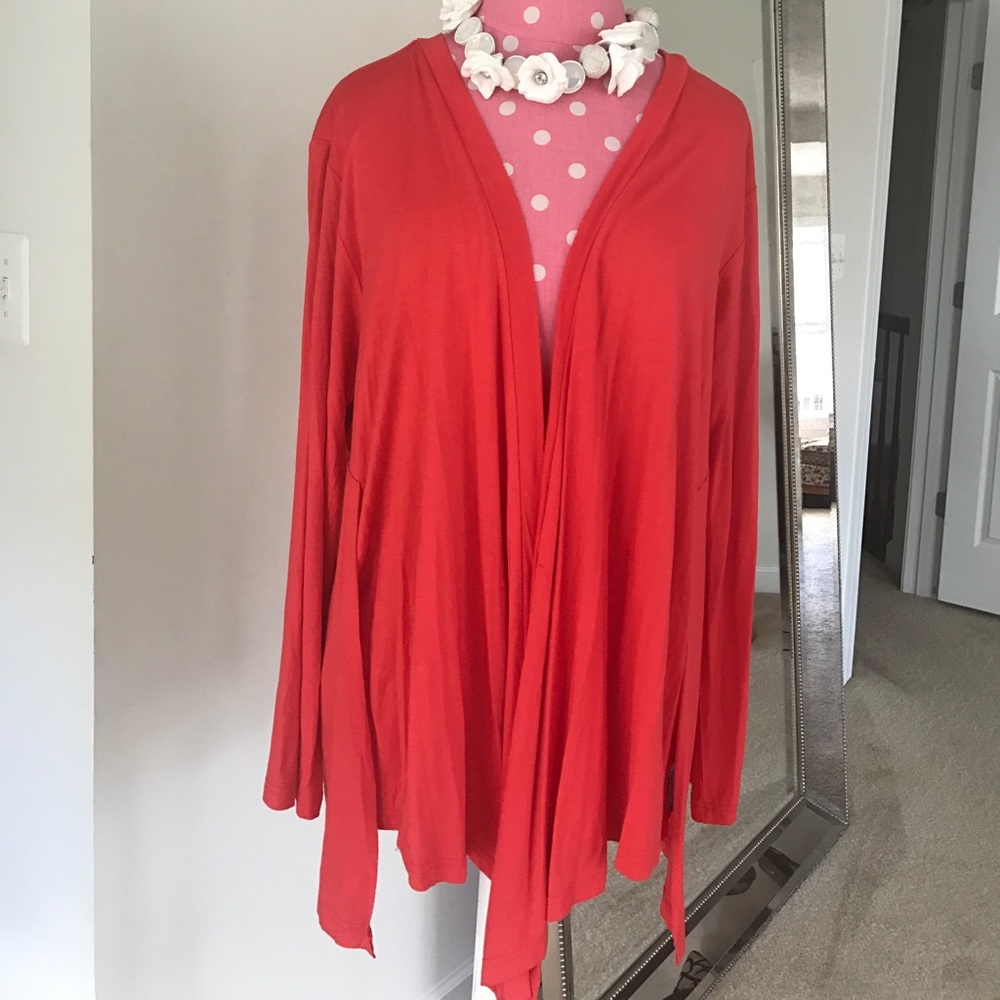 Trisha Tyler Firecracker Paisley open cardigan NEW