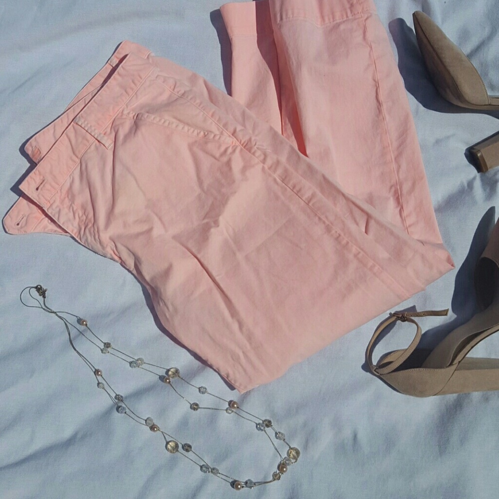 Pink Fossil Cotton Pants
