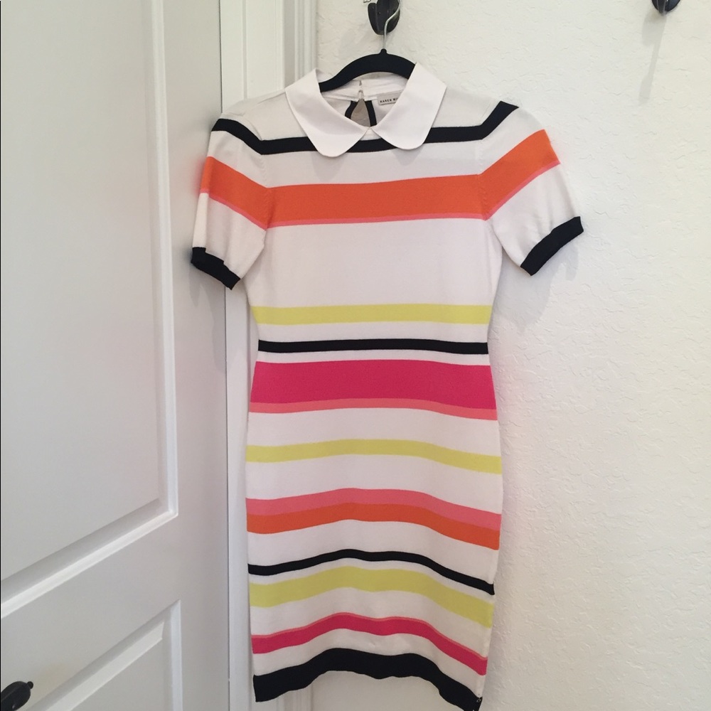 FINAL PRICE - Karen Millen multi-stripe knit dress