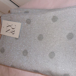 NY&C The Infinity Metallic Grey Scarf