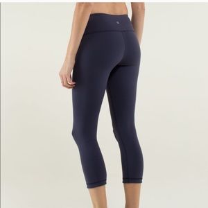 Lululemon Wunder Under Crop Reversable