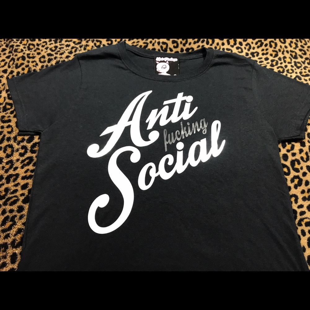 Hot Pinkys Anti F*cking Social shirt