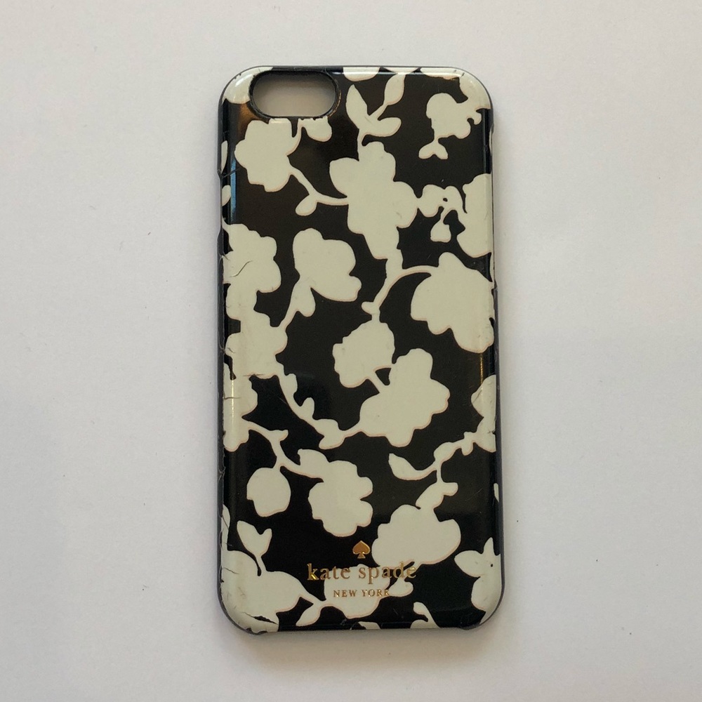 Kate Spade iPhone 6/6s black and white floral case