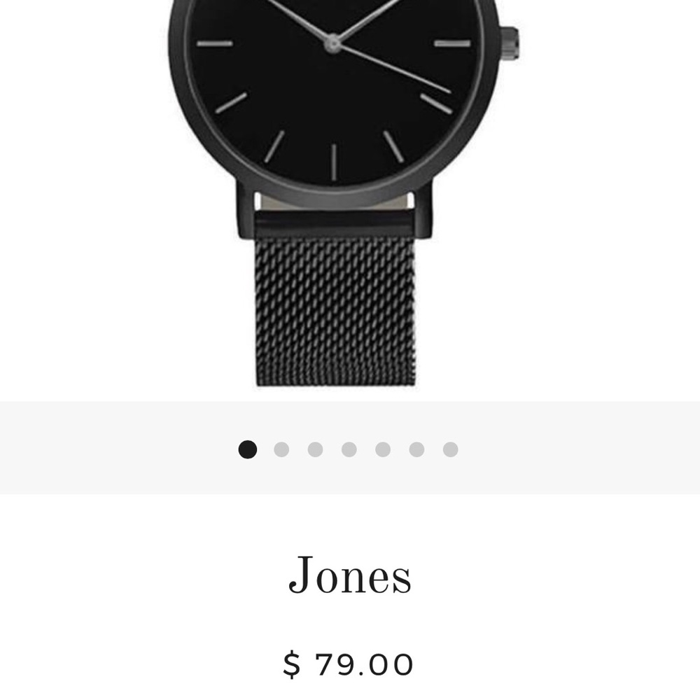 NWOT. Folsom & Co. Black watch ⌚️never worn.